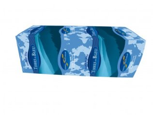 BLEU BRIQUE d'environ 1,9Kg