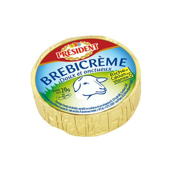 Brebicrème 50%MG 20g Président