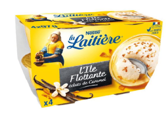 Ile flotante caramel laitière 4X100G