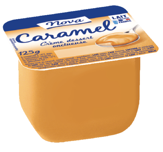 Dessert lacté saveur Caramel 4x125g