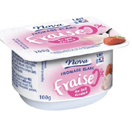 Fromage blanc aux fruits 0% 4x100g