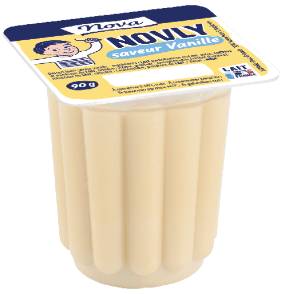 Dessert lacté saveur vanille 4x90g