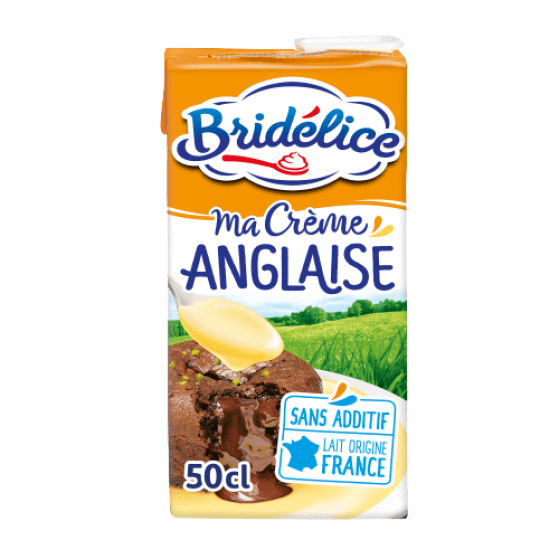 Crème Anglaise UHT 50cl Bridélice