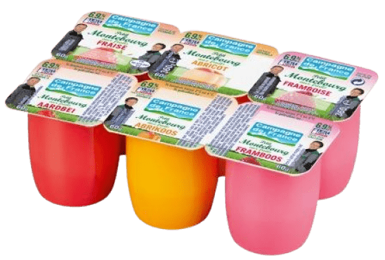 Fromage frais aux fruits 9% MG 6x60g