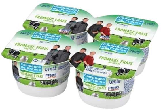 Fromage frais battu 40% MG 4x100g