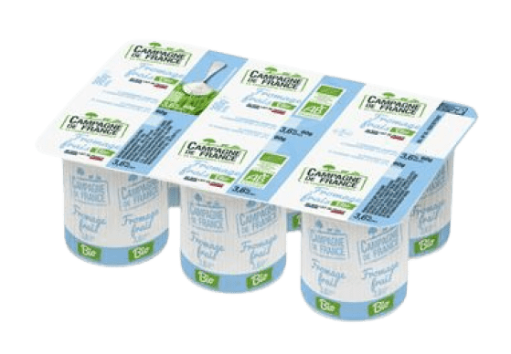 FROMAGES FRAIS BIO 3,6% 6X60G