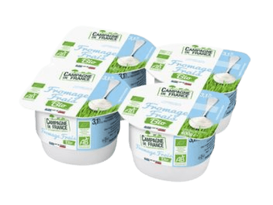 FROMAGES NATURE BIO 3,1% 4X100G