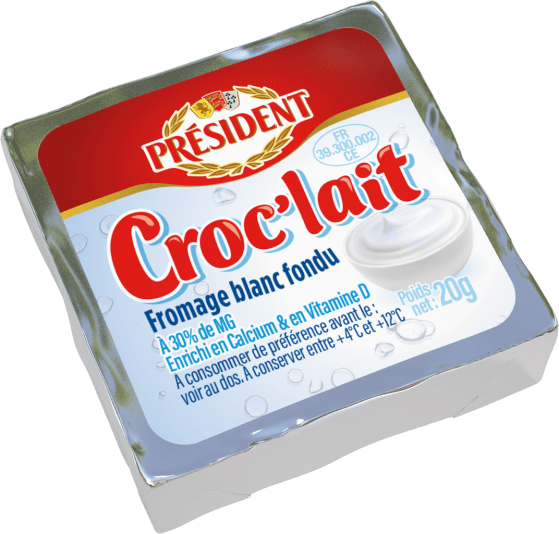 Président Croc'lait 30% MG 20g