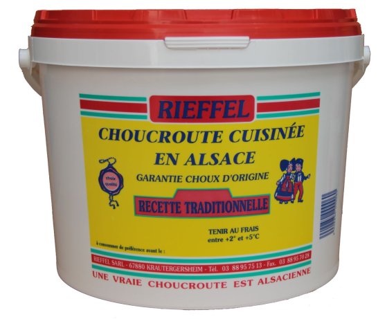 Choucroute cuisinée traditionnelle 11kg