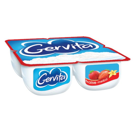 Gervita fraise 4x100g