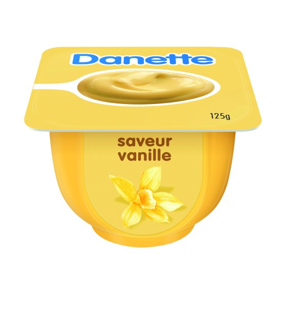 Danette saveur vanille 4x125g