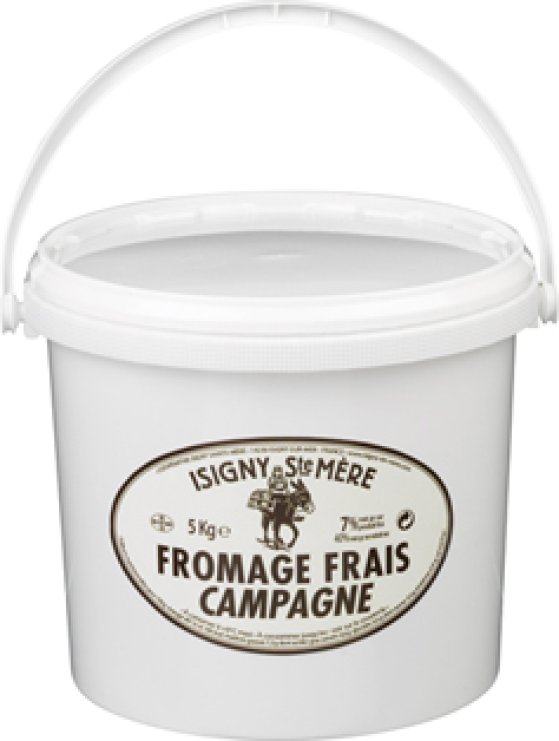 Fromage blanc campagne 40% MG 5kg Isifrais