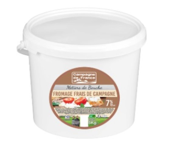 Fromage frais de campagne 7%MG Campagne De France 5kg