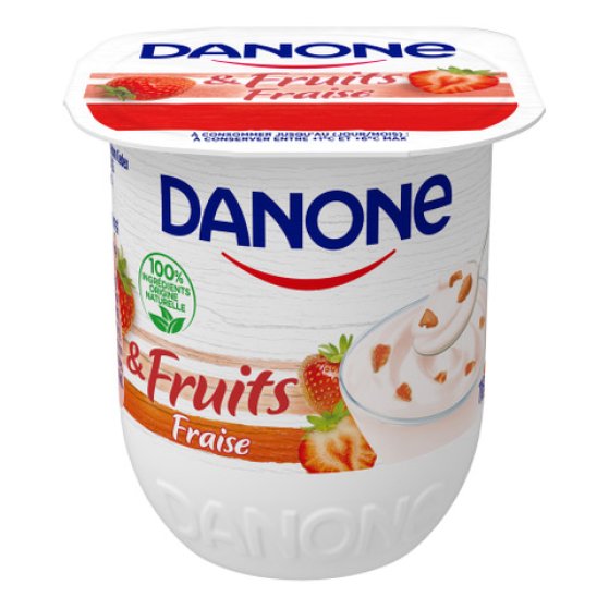 Yaourt Danone Fruits 8X115G