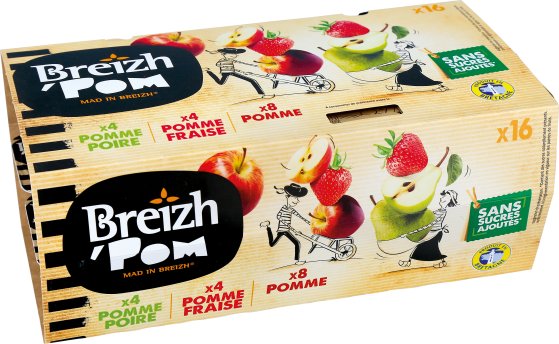 Breizh'POM Délice Pomme Pana 16x100G