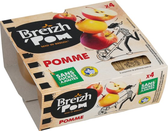 Breizh'POM Délice de Pomme 4x100g