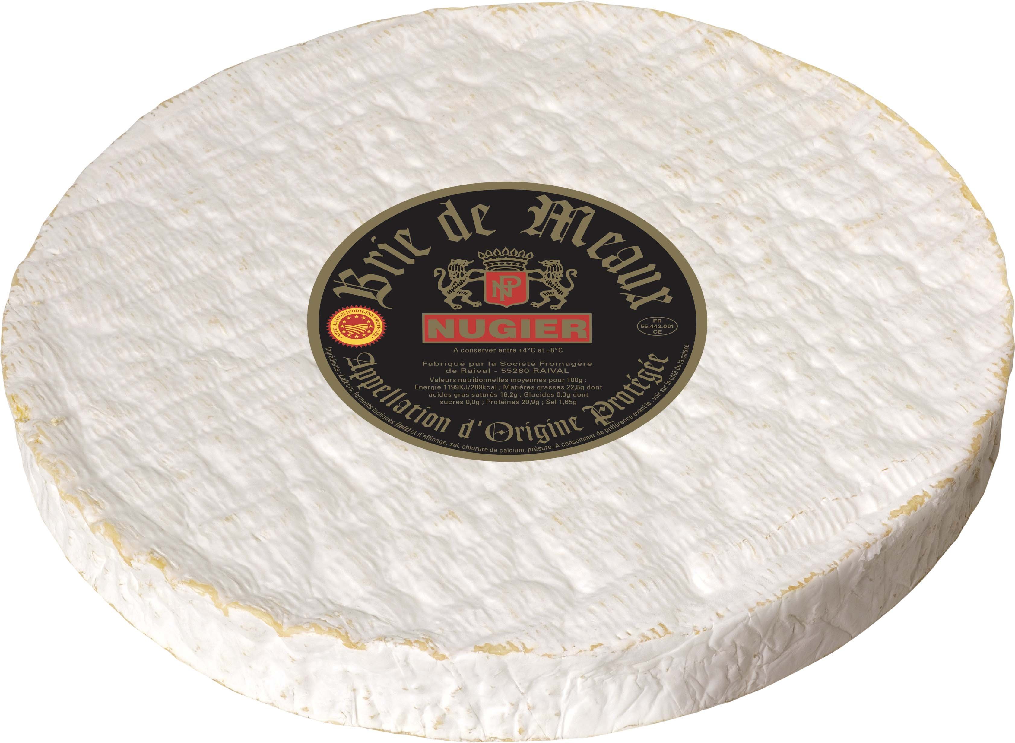 Brie de Meaux 45% MG +/- 3kg Nugier