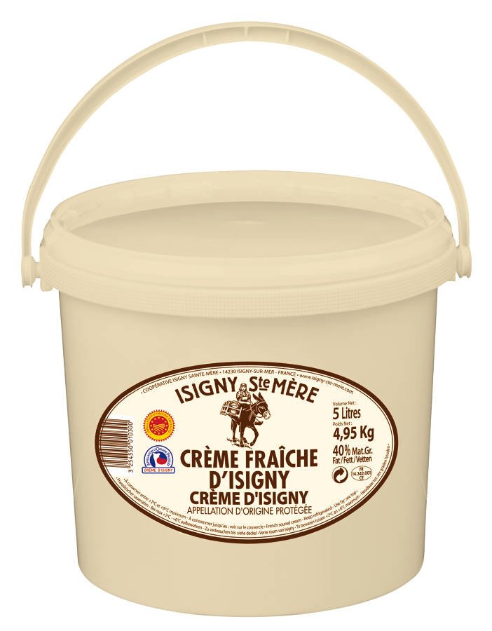 Crème fraîche épaisse 40% MG seau 5L