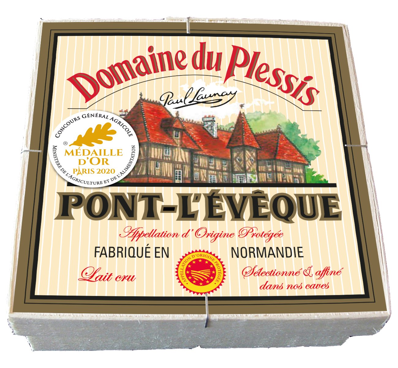 Pont L'évèque lait cru AOP 3/4 400G