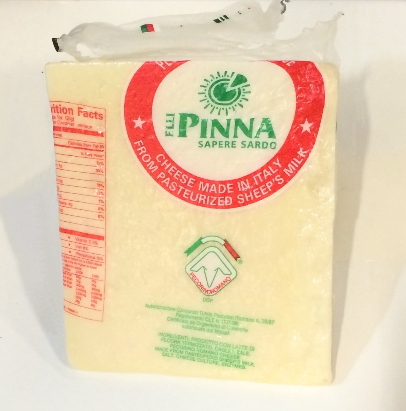 Pecorino Romano DOP 1/16 1,4kg environ