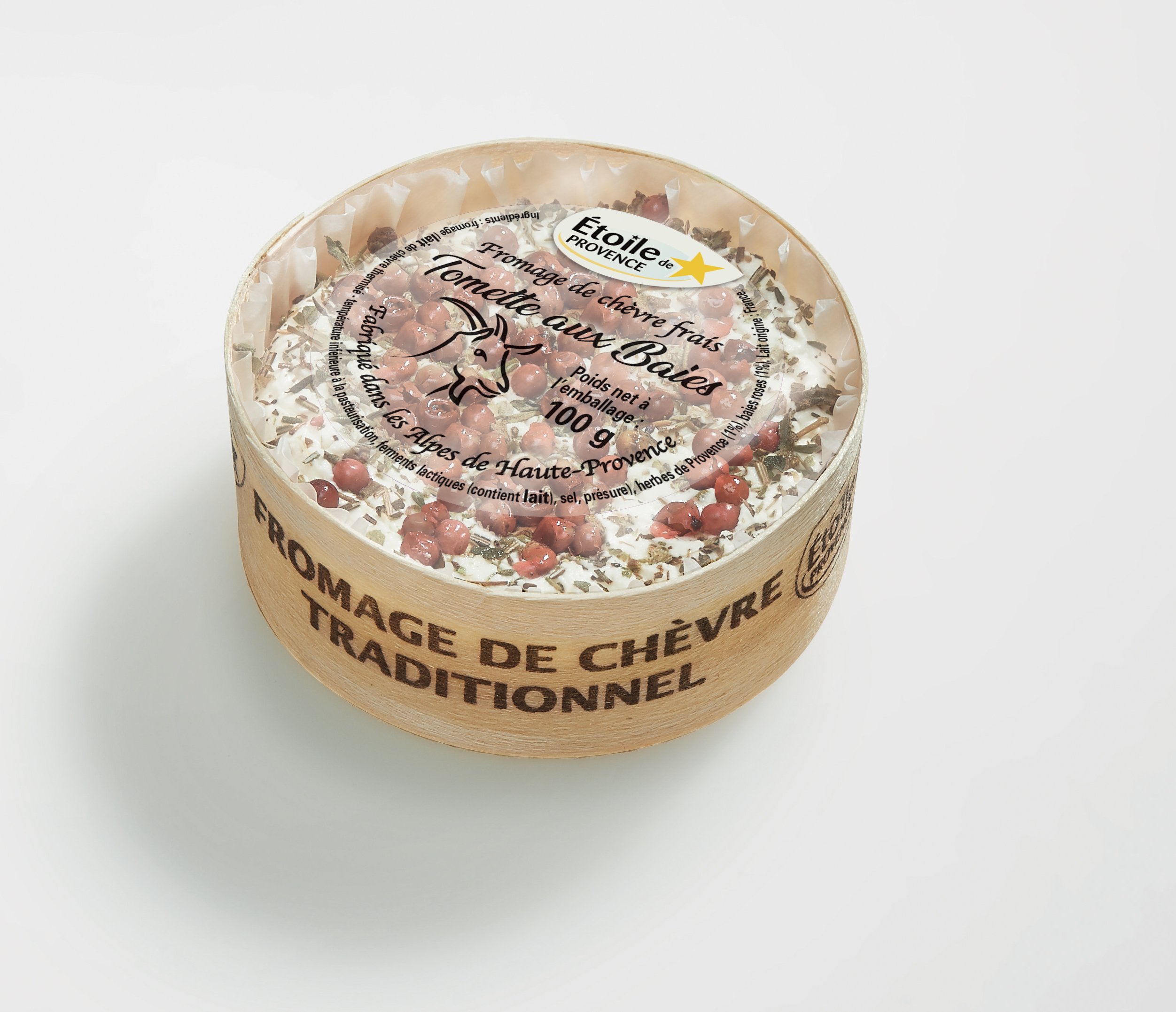 Tomette Chevre Baies 100gr