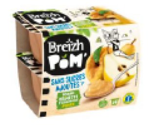Breizh POM Délice de Pomme Poire 4x100g