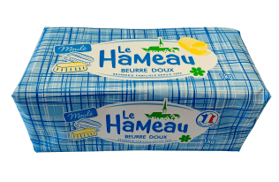 Beurre doux Le Hameau plaque 1Kg