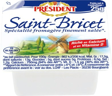 St Bricet 55% MG 25g Président