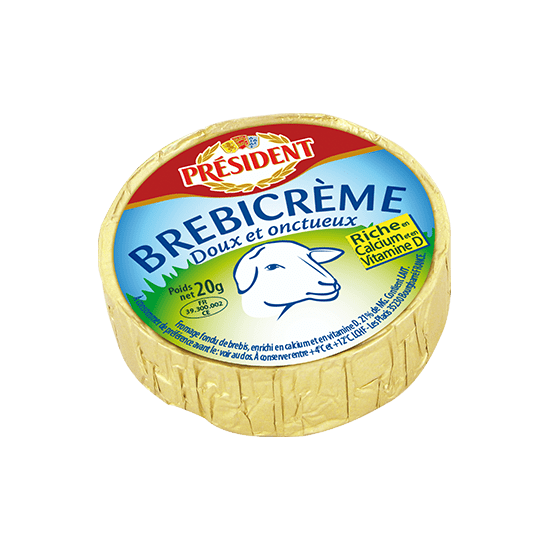 Brebicrème 50%MG 20g Président