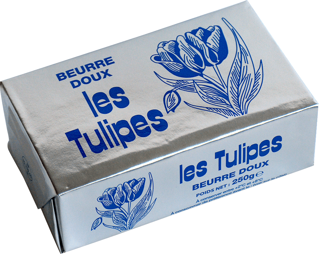 Beurre doux plaquette 250g Tulipe