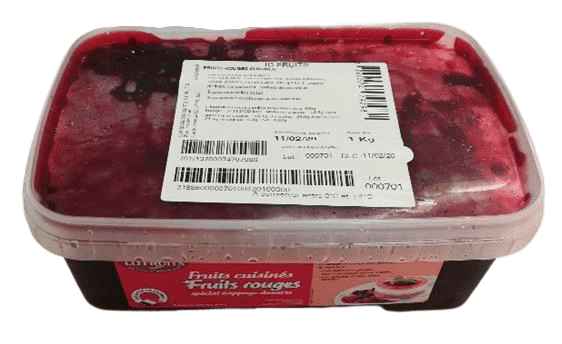 Fruits rouges cuisinés 1kg