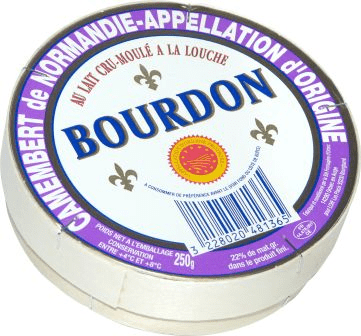 Camembert 45% MG 250g Bourdon