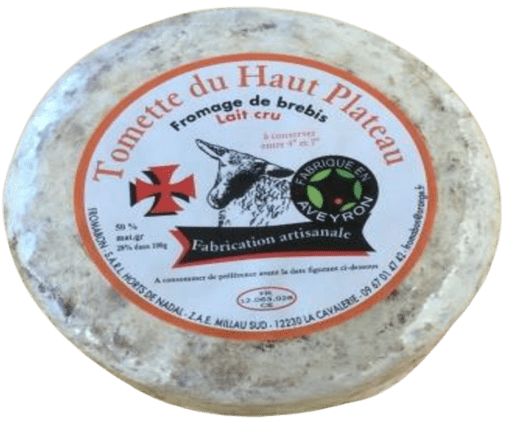 Tomette du Haut-Plateau Brebis 800G