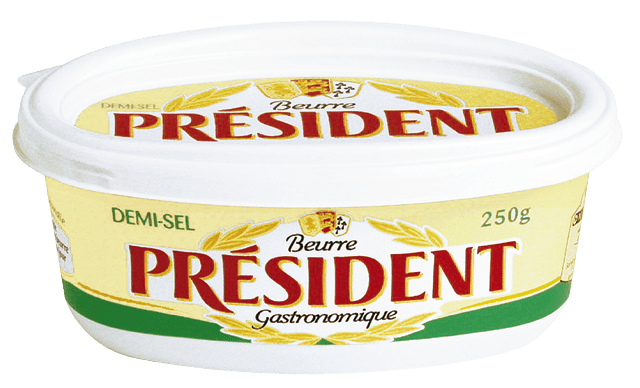 Beurrier demi-sel 250g Président