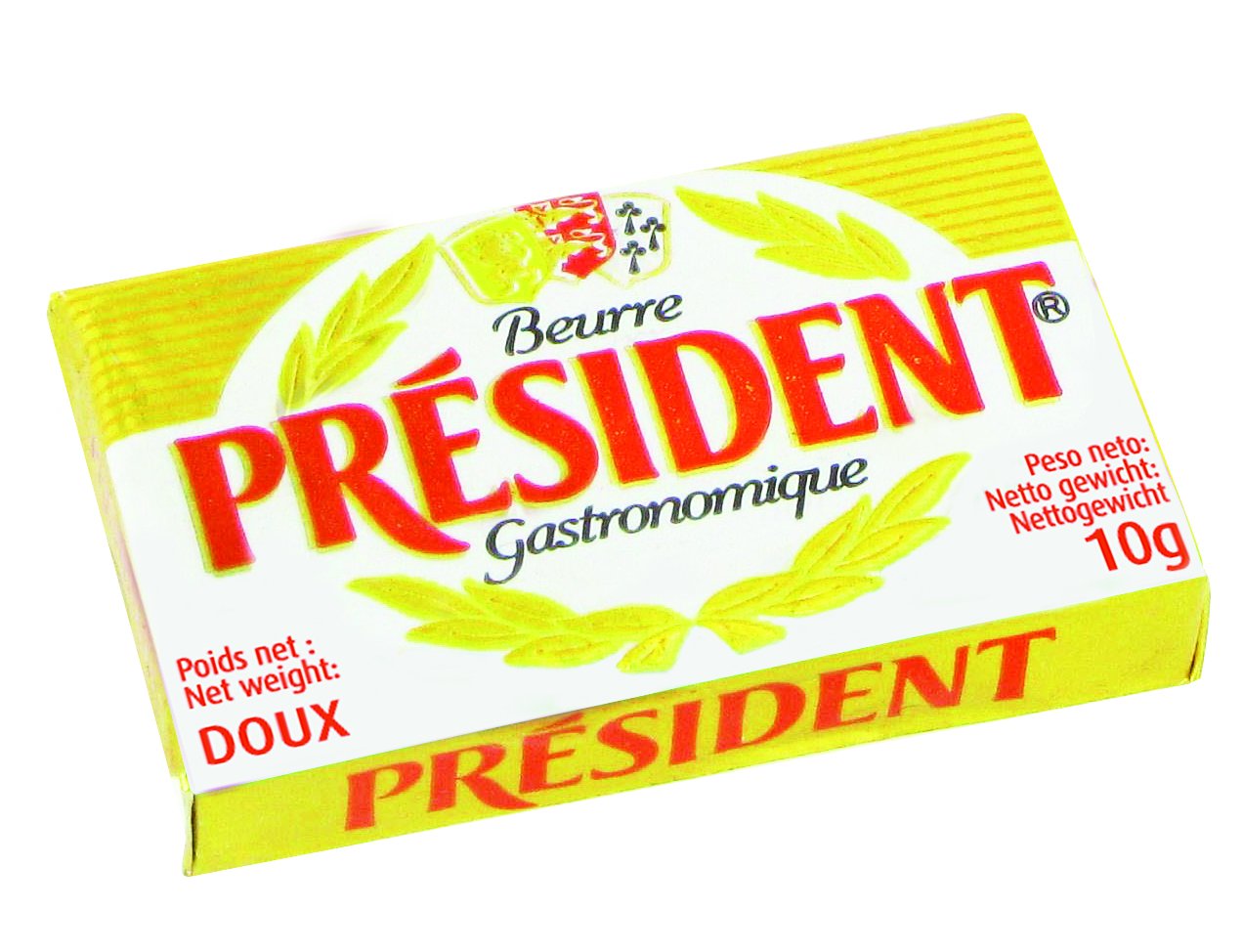 Beurre doux micropain 10g Président Professionnel