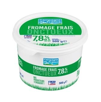 Fromage frais battu nature 40%MG 500g