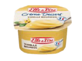 Crème dessert saveur vanille 4x125g