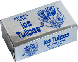 Beurre doux plaquette 250g Tulipe