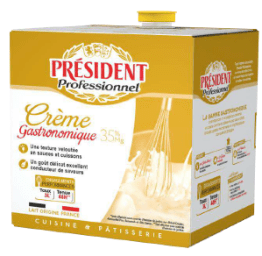 Crème UHT President pro 35% 10L