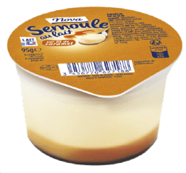 Semoule lait nappé caramel 95G