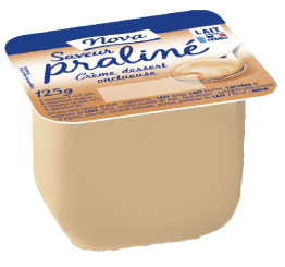 Creme dessert praliné 4x125g