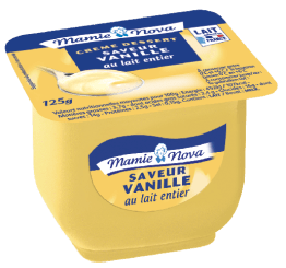 Crème dessert vanille au lait entier 4x125g