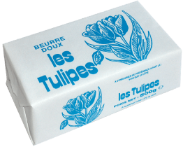 Beurre doux plaquette 500g Tulipe