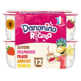 Danonino Mon Yaourt Rigolo saveur vanille 125g