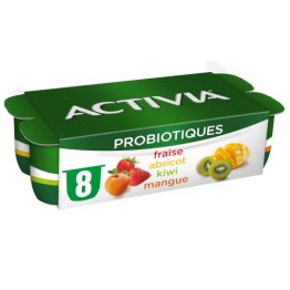 Activia fruits panaché 8x125g