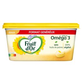 Margarine Tartine et Cuisson Fruit d'Or doux 1Kg