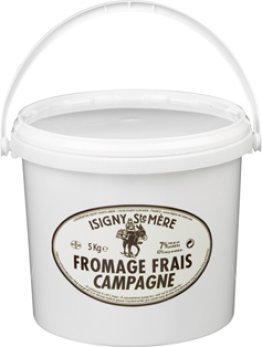 Fromage blanc campagne 40% MG 5kg Isifrais